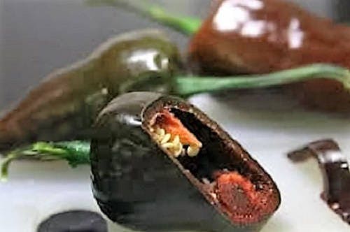40 MULATO ISLEÑO PIMIENTO Marrón Ligeramente Picante Ancho Poblano Semillas de Verduras