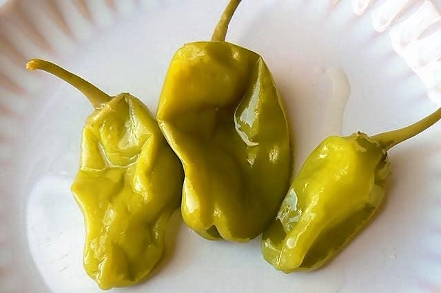 50 PIMIENTA DORADA GRIEGA Pepperoncini Semillas de Capsicum Annuum Amarillo Dorado