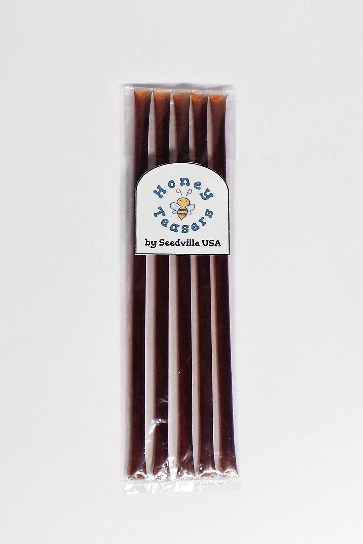 Paquete de 5 palitos de miel y caramelo, palitos de miel natural, pajitas Honeystix