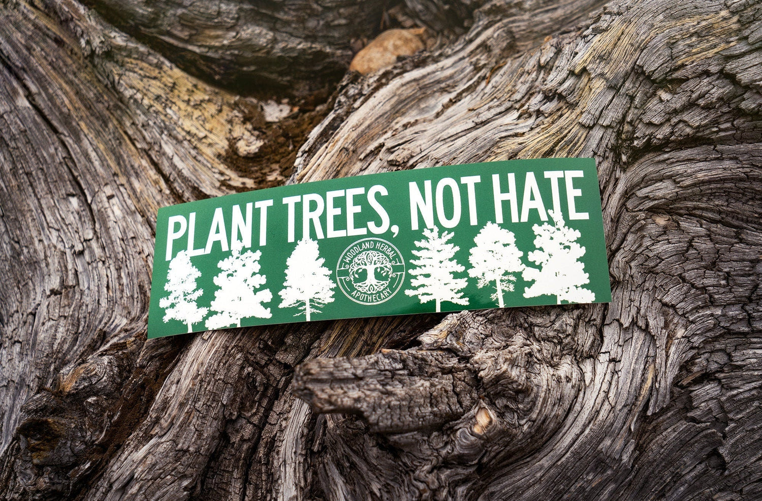 Bumper Sticker - Choose from Plant Trees Not Hate or Make America Green Again