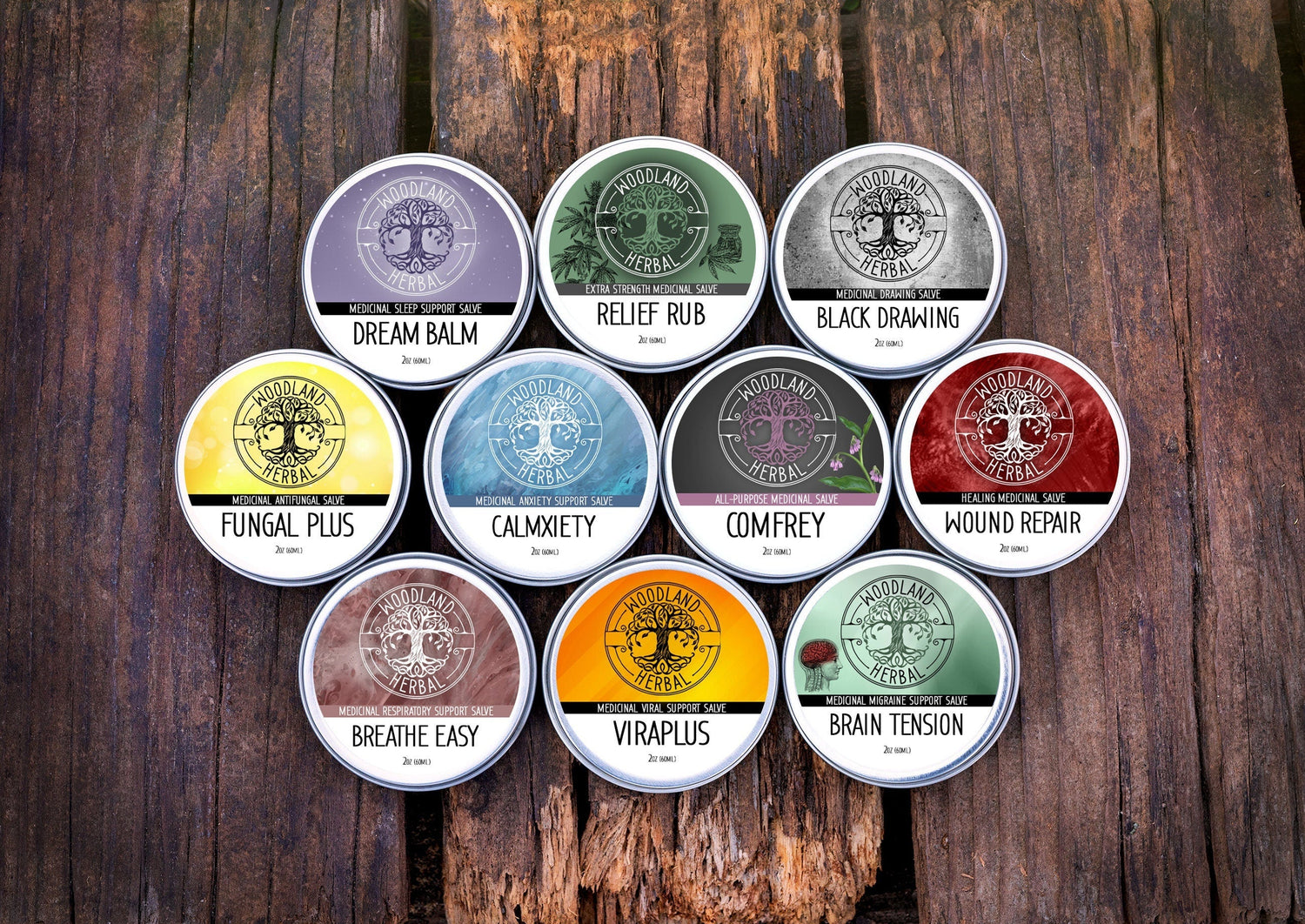 Oferta de 4 ungüentos: ¡Compre 3 y reciba 1 GRATIS! - Ungüentos tópicos de origen vegetal de 2 oz o 4 oz 