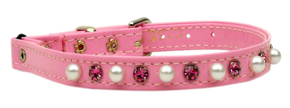 Collar de seguridad para gatos "Patent Jewel & Pearl"