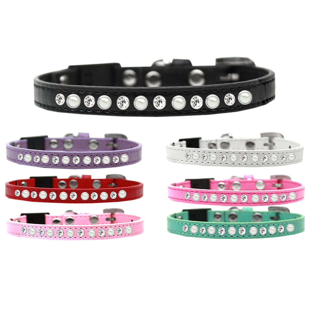 Collar Separable para Gatos "Perla y Joya Transparente"