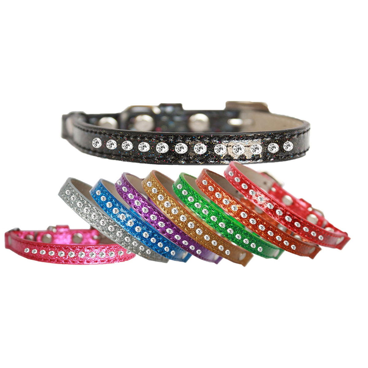 Collar de seguridad para gatos "Cristal Transparente" con helado