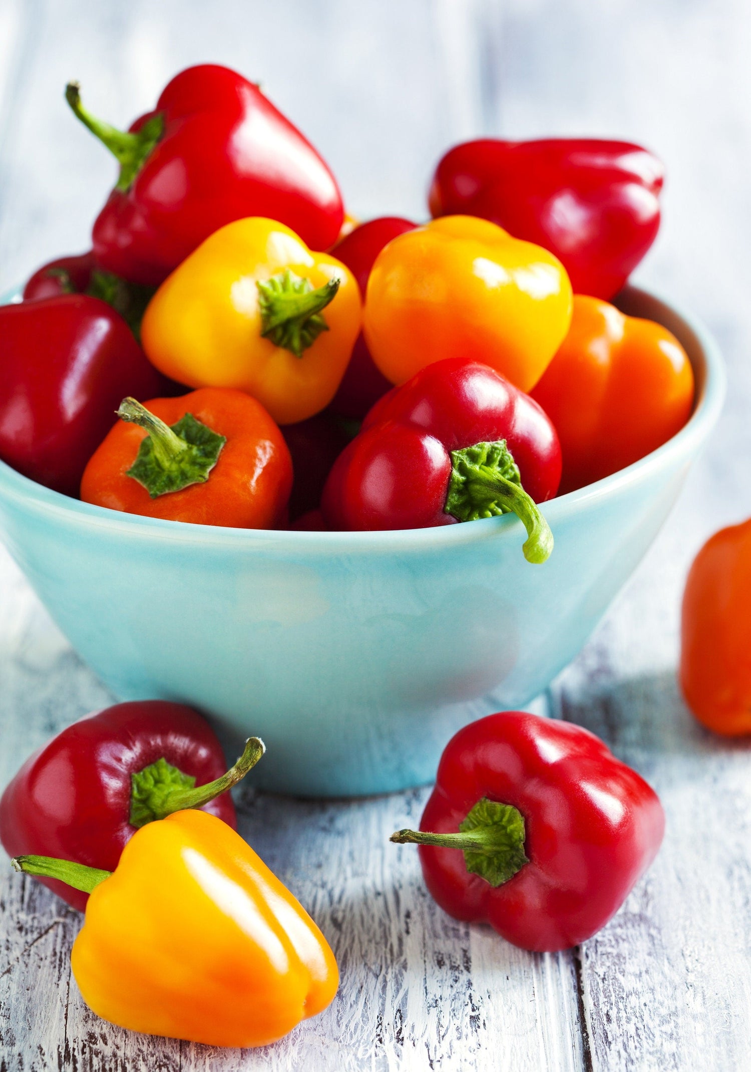 20 Organic Yellow MINI BELL PEPPER Sweet Mild Miniature Capsicum Annuum Vegetable Seeds