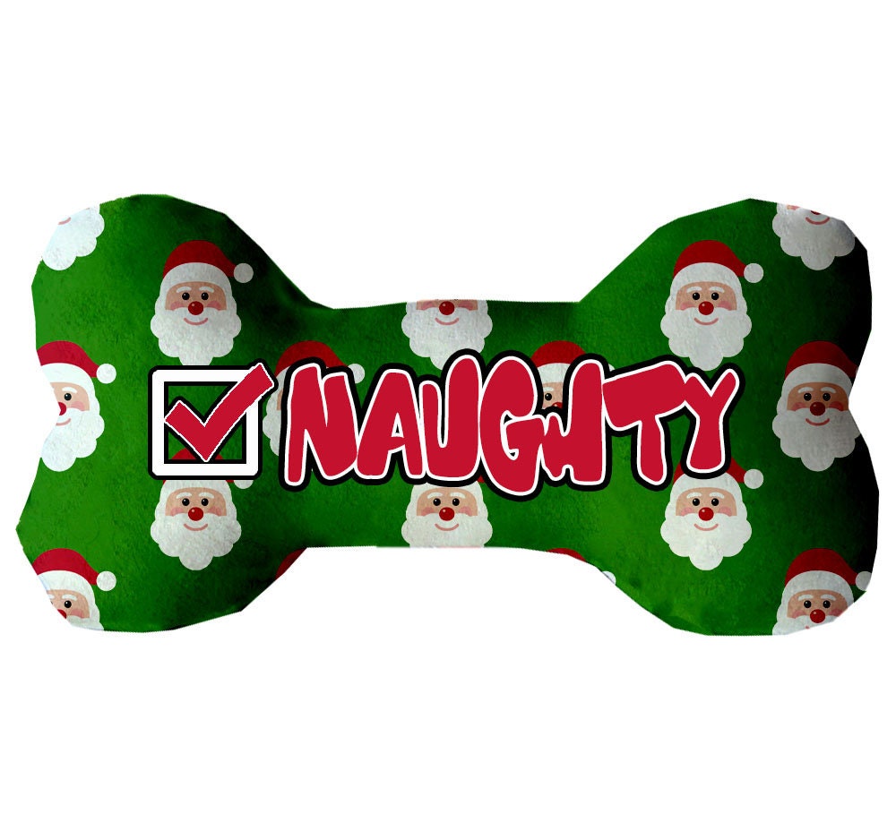 "Naughty, Nice, or I Tried" Christmas Bone Toys