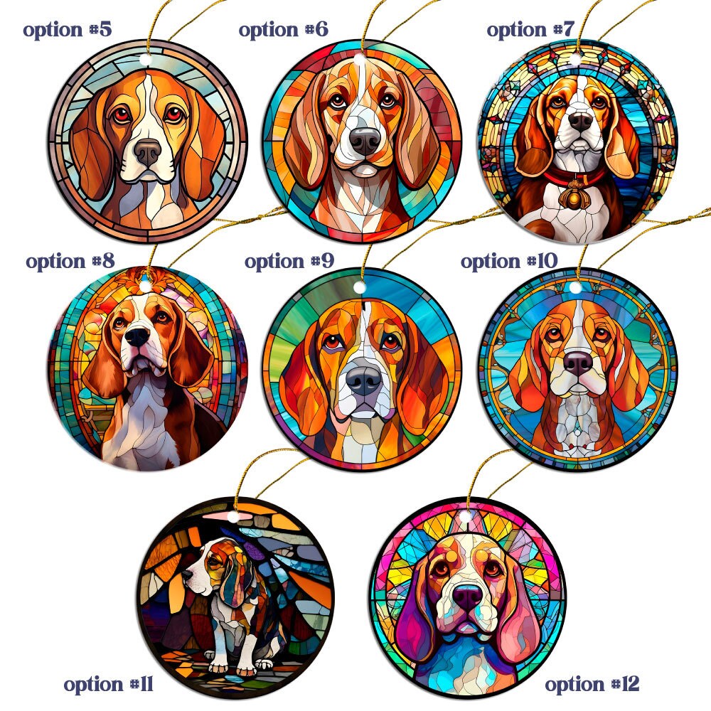 Beagle Jewelry: ¡Collares, aretes y mucho más estilo vitral!