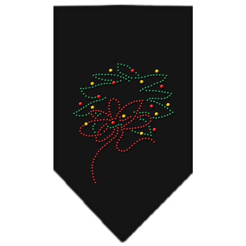 Bandana navideña para mascotas y perros con diamantes de imitación, "Corona"
