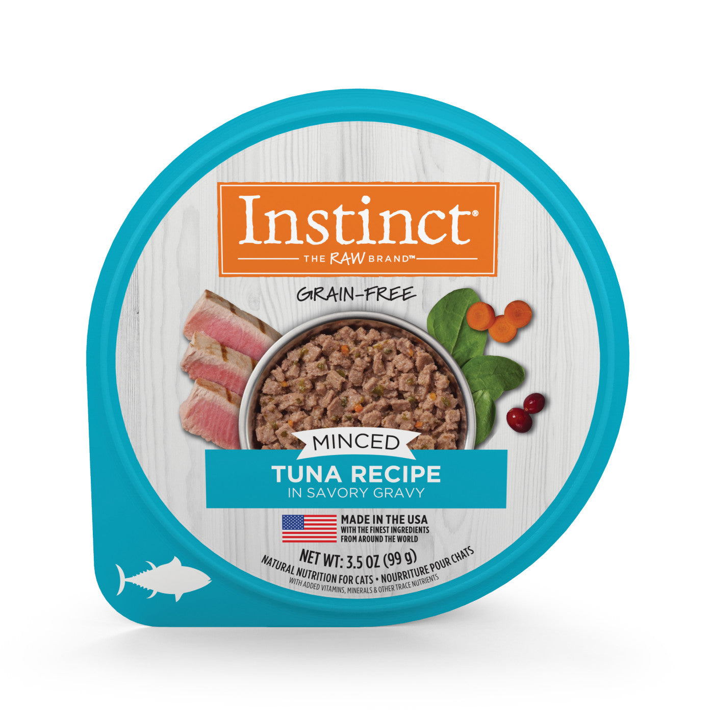 Instinct Be Natural – Receta de Atún Silvestre Picado en Salsa (3.5oz)