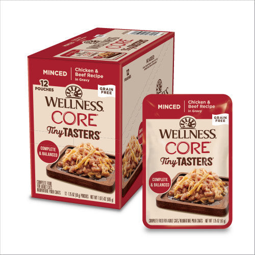 Wellness CORE Tiny Tasters Pollo y Res Picados (1.75oz)