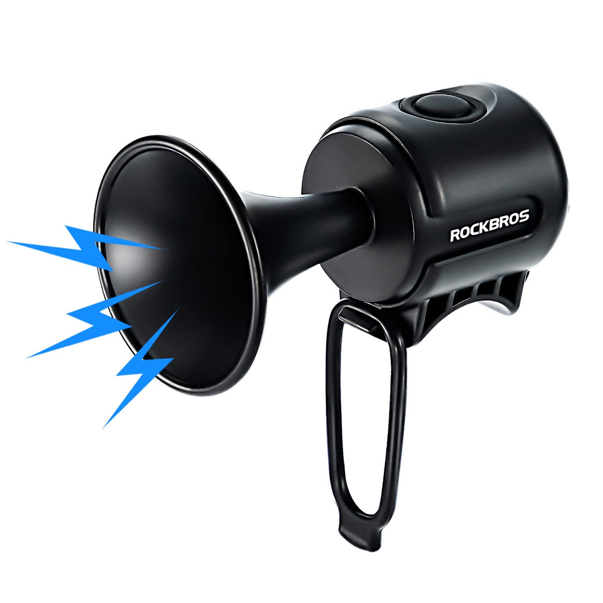 Timbre de bicicleta ROCKBROS, bocina eléctrica para bicicleta, resistente al agua, 120 dB 