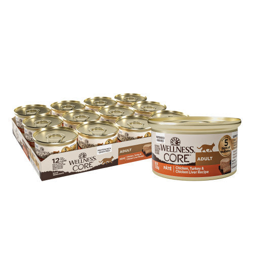 Wellness CORE Todas las Etapas de la Vida Paté de Pollo, Pavo y Hígado de Pollo (156g)