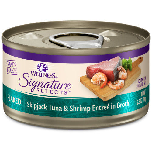 Wellness CORE Signature Selects – Atún y camarones en hojuelas (2.8 oz)