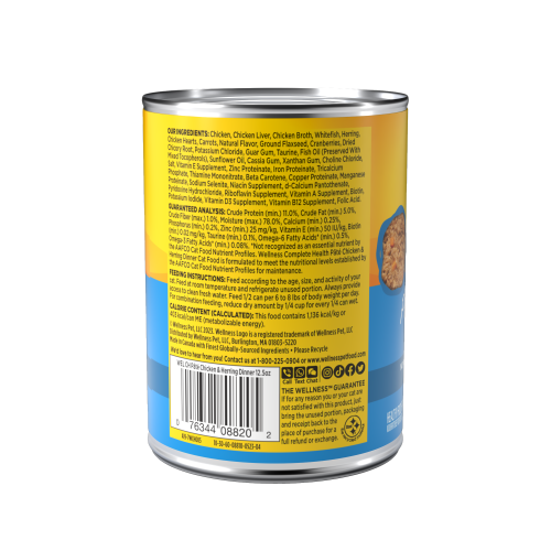 Wellness Complete Health Adult Paté de Pollo y Arenque (5.5oz)