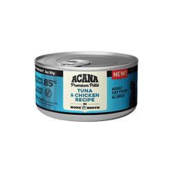 Alimento húmedo para gatos adultos Acana Grain Free Premium Pate con atún y pollo (85 g)