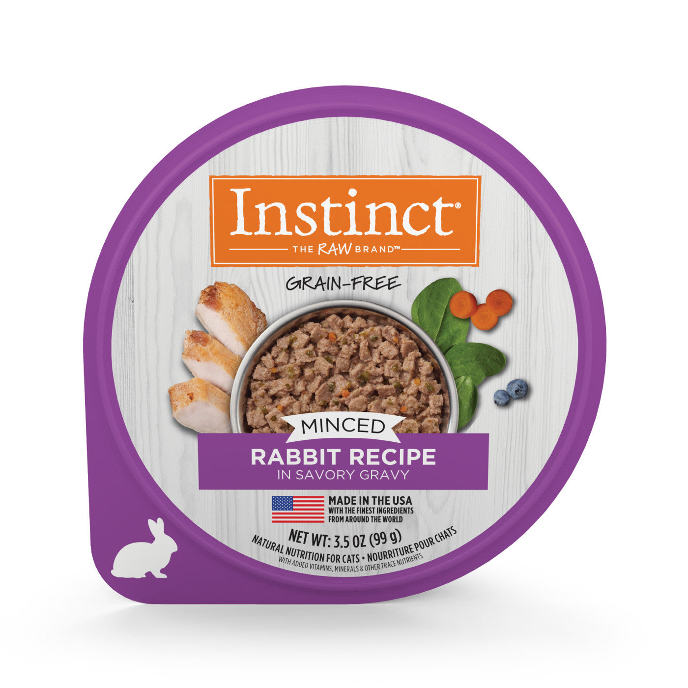 Instinct Conejo Picado en Taza (3.5oz)
