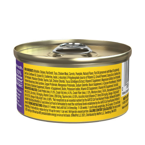 Wellness Complete Health Kitten – Paté de Pescado Blanco y Atún sin Cereales (85 g)