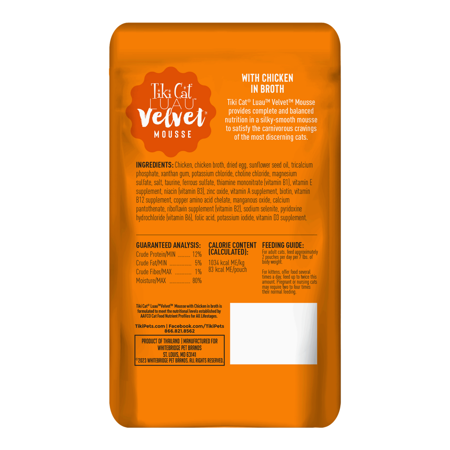 Tiki Cat Mousse Suave de Pollo (2.8oz)