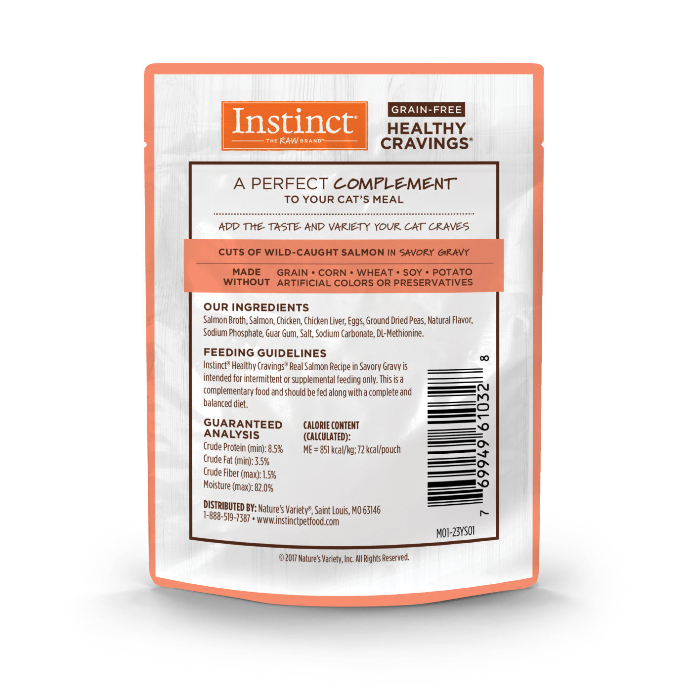 Instinct Healthy Cravings Salmón en Sobre (85g)
