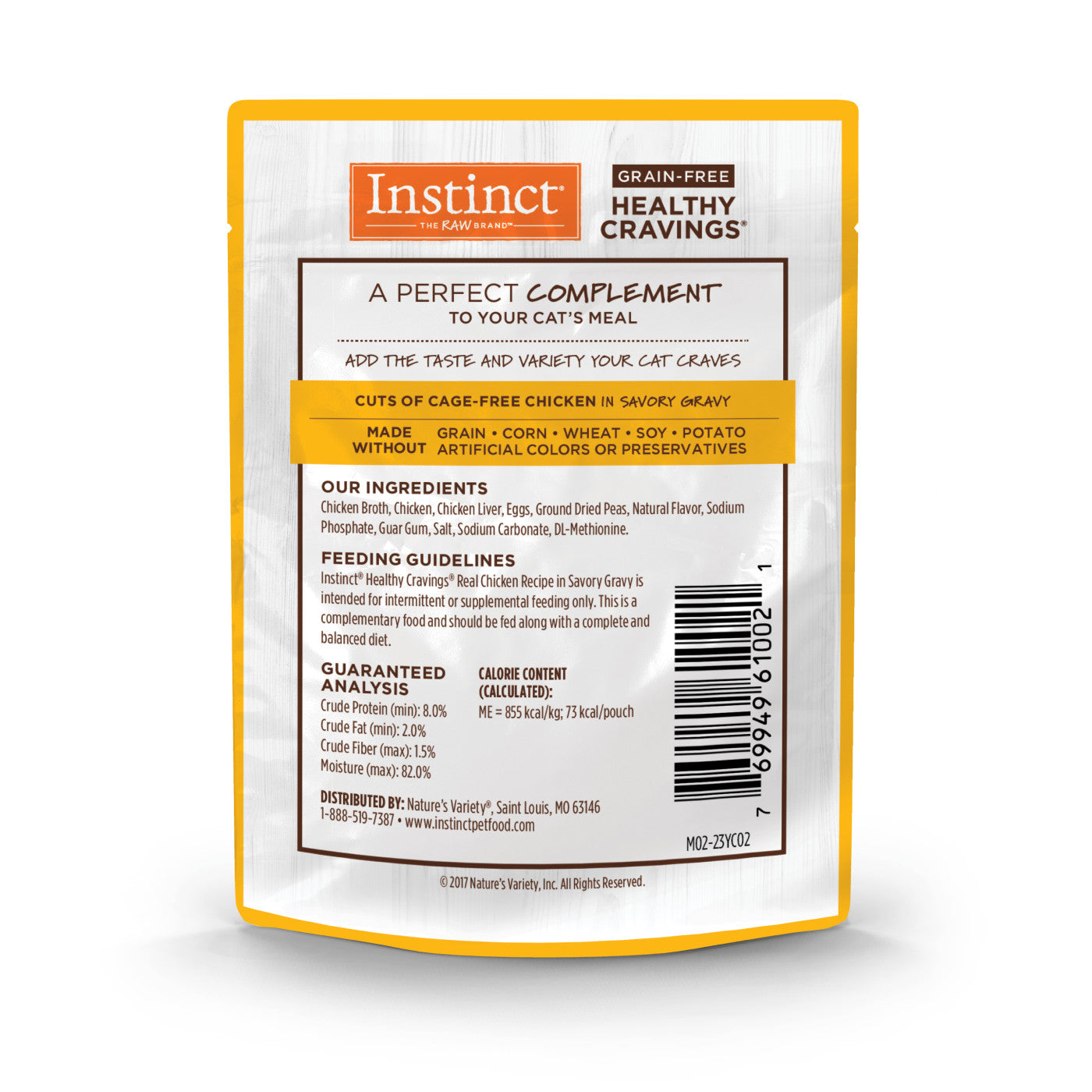 Instinct Healthy Cravings Bolsita de pollo (3oz)