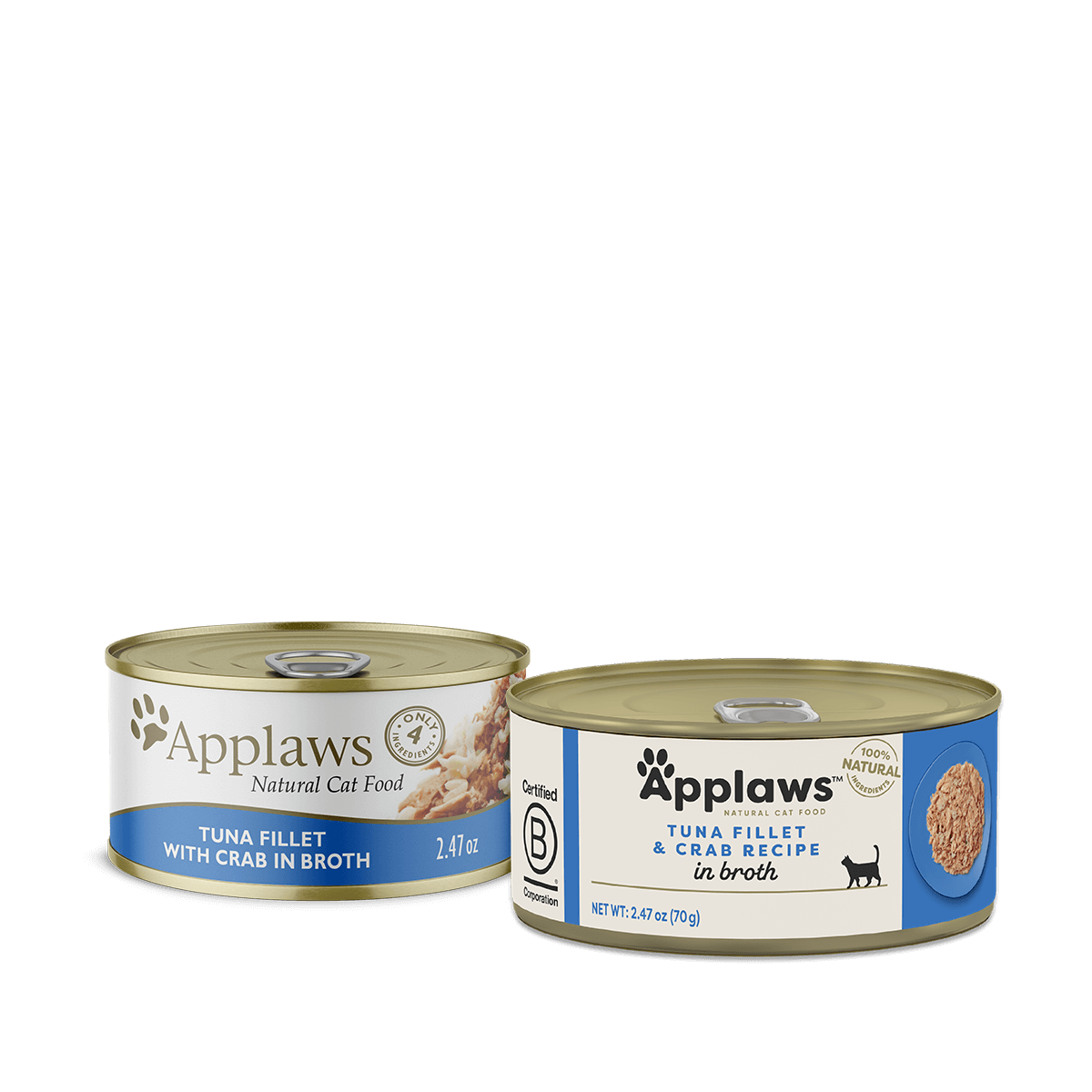 Applaws Adult – Filete de atún con cangrejo en caldo (70g)
