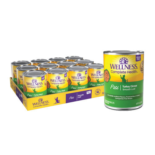 Wellness Complete Health Adult – Cena de pavo sin cereales en paté (5.5oz)