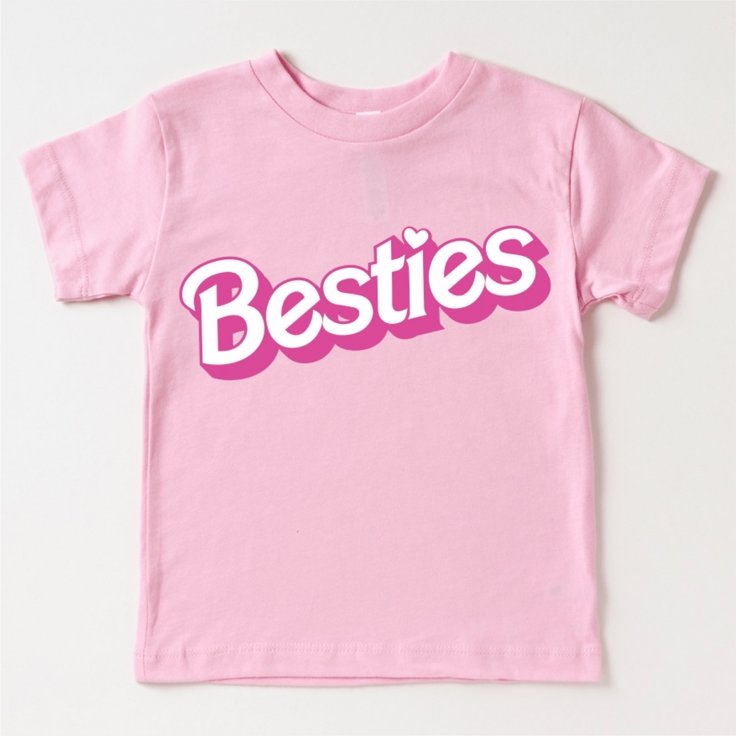 Besties Barbie Kids Tee - Pink