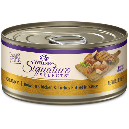 Wellness CORE Signature Selects Entrante Troceado de Pollo y Pavo (5.3oz)