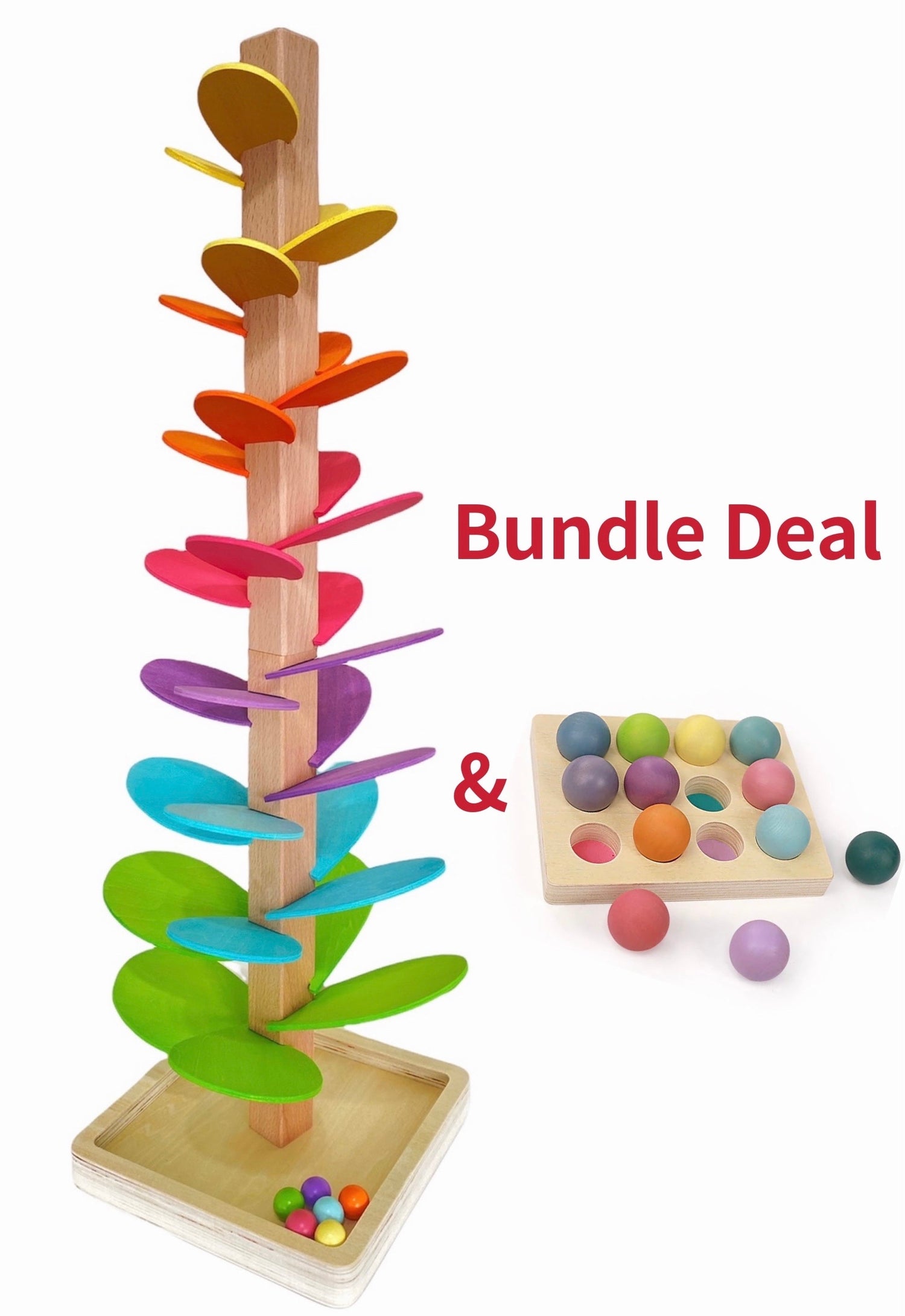 Bundle Deal – Large Marble Tree in Pastel & Macaron Colors (Decor/Gift Set)