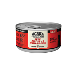 Acana Adult Grain-Free Premium Paté – Beef, Chicken & Tuna (3oz)