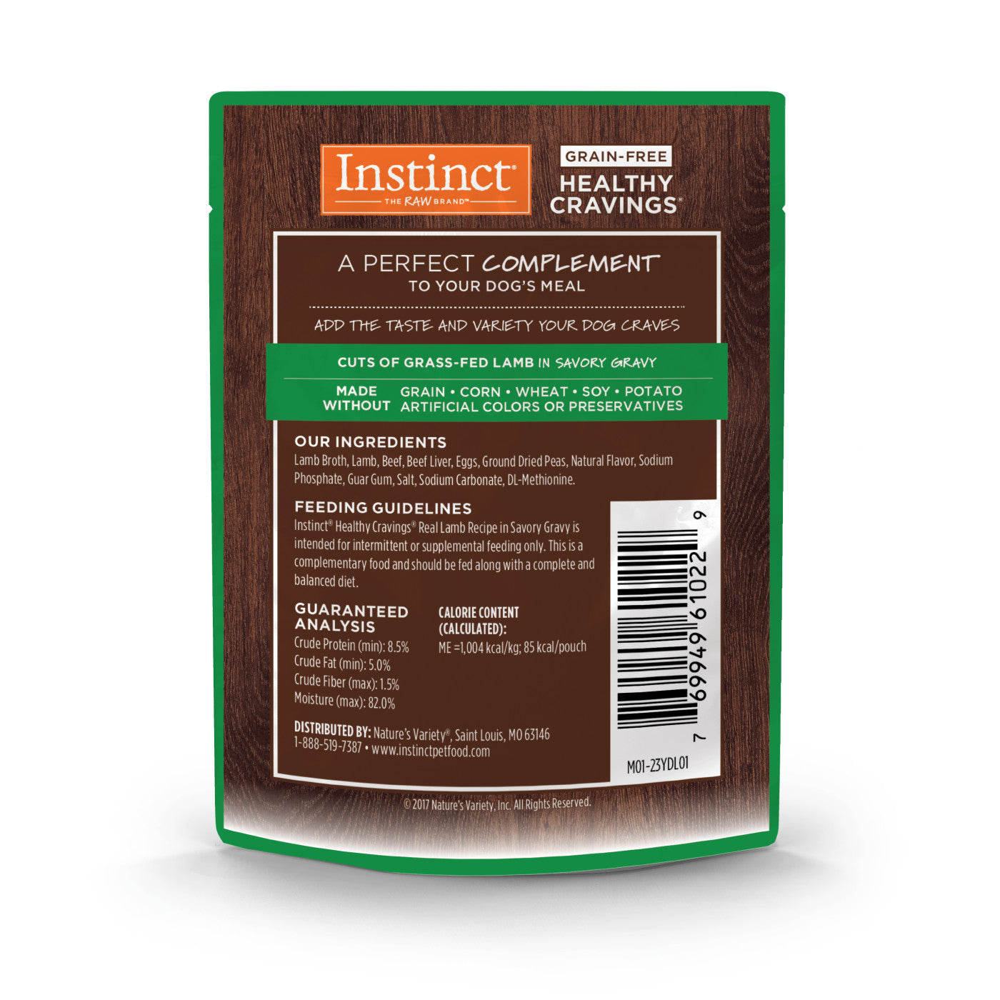 Instinct Healthy Cravings Cordero (3oz)