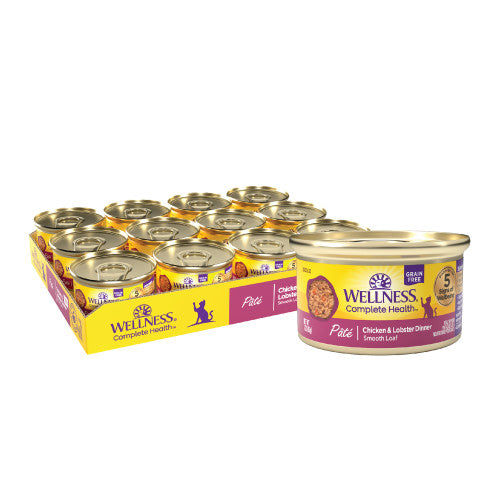 Wellness Complete Health Adult – Cena de pollo y langosta en paté (3oz)
