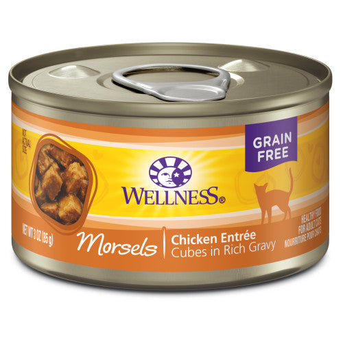 Alimento húmedo para gatos Wellness Complete Health Adult Morsels de pollo (5.5 oz)