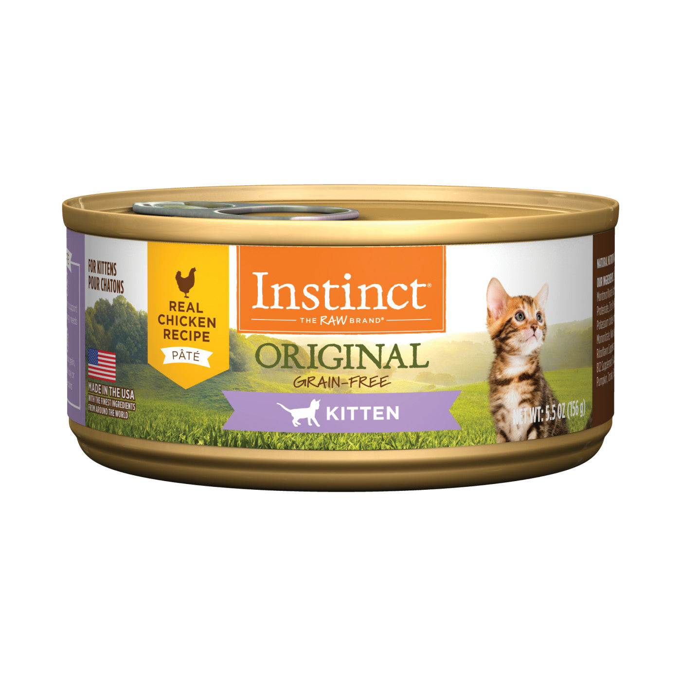 Instinct Original Kitten Grain-Free Chicken Pate (5.5oz)