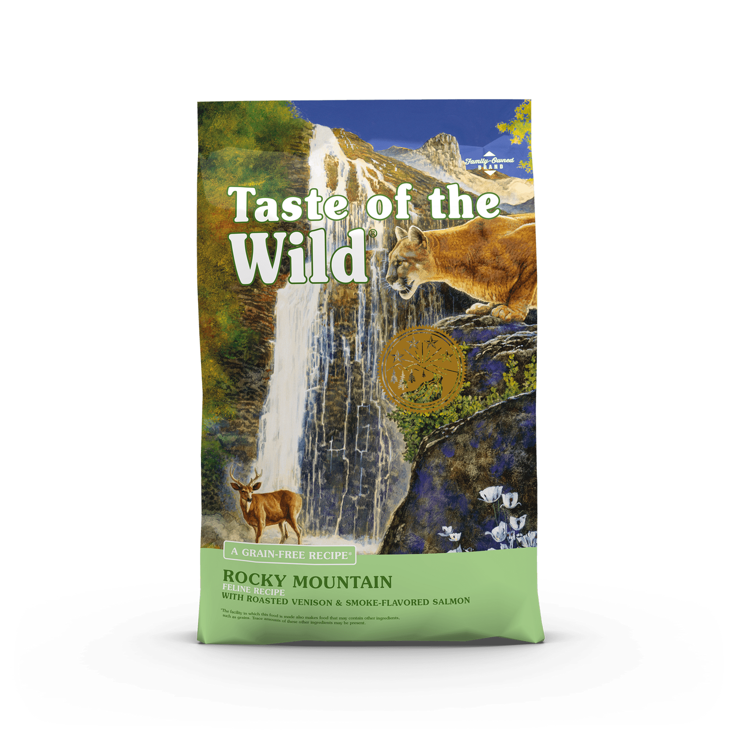 Alimento para felinos adultos Taste of the Wild de venado y salmón de las Montañas Rocosas 