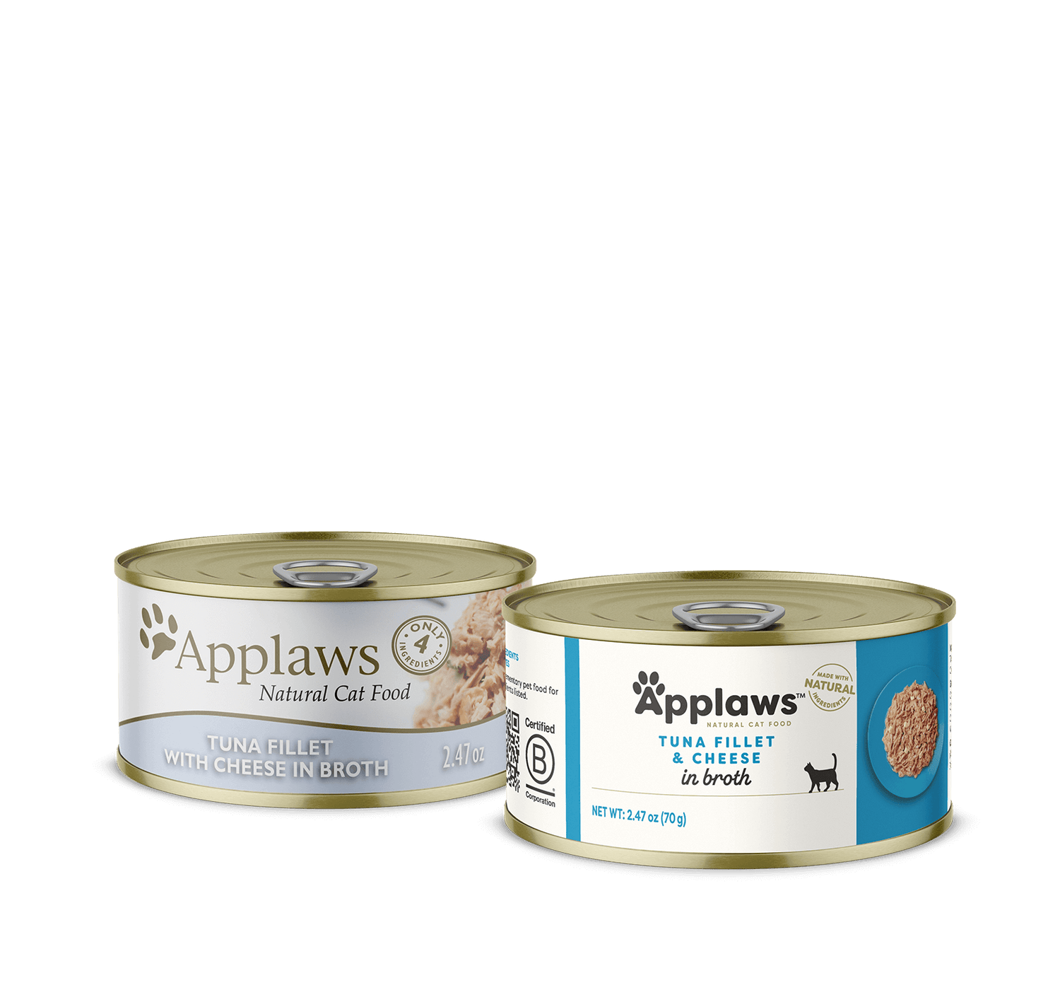 Applaws Adulto Filete de Atún y Queso en Caldo (70g)