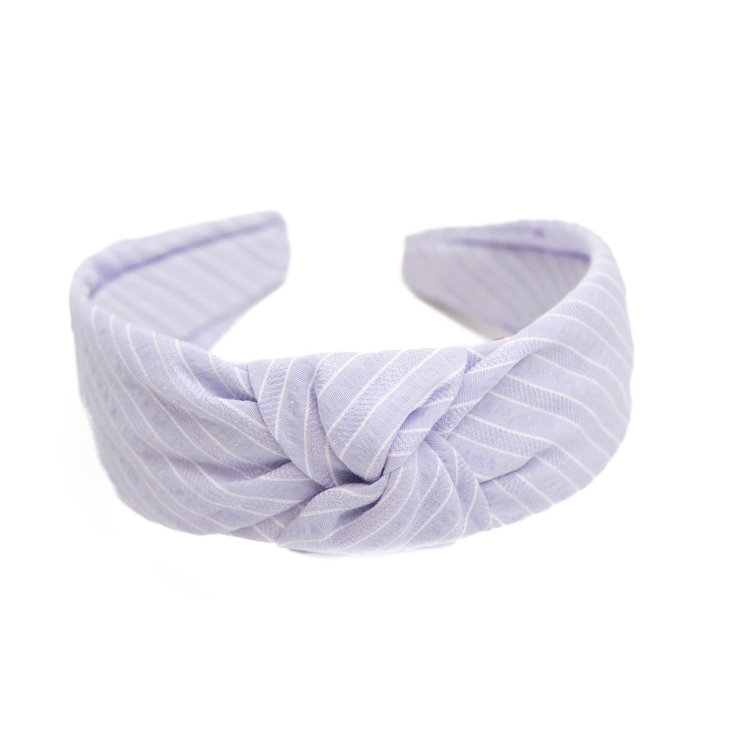 Lavender Stripe Knotted Headband