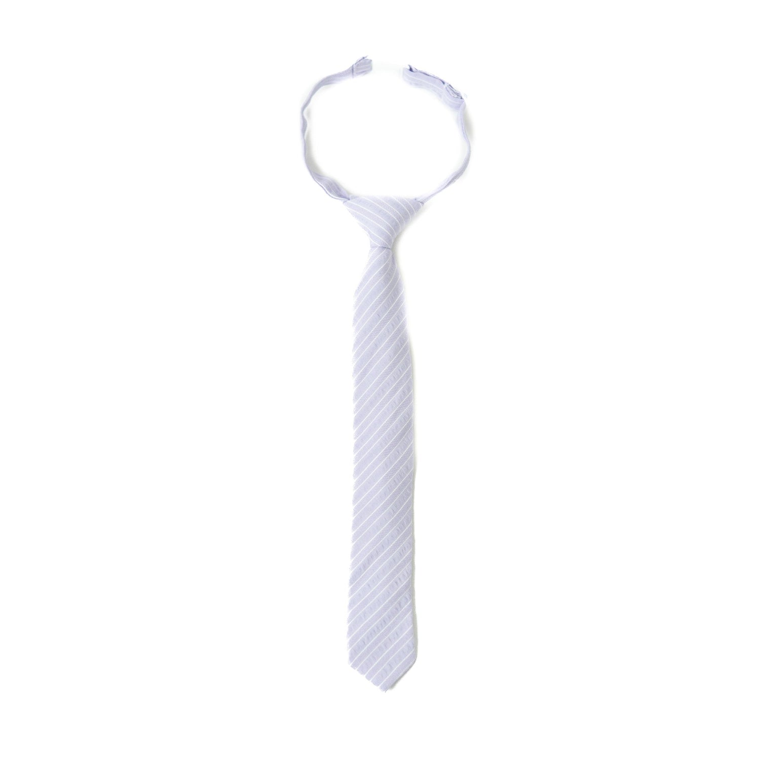 Lavender Stripe Boys Tie