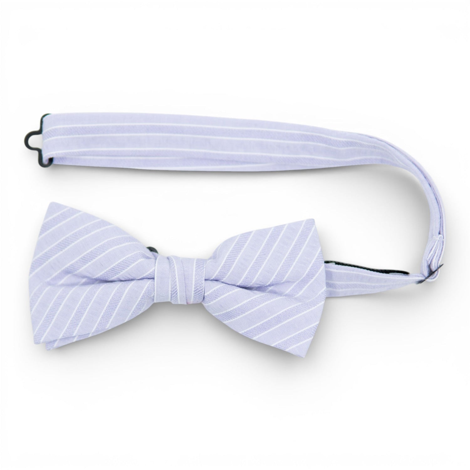 Lavender Stripe - Men's Pre-tied Bow Tie