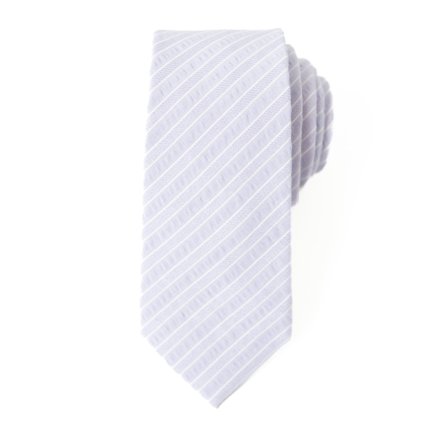 Lavender Stripe Men's Tie