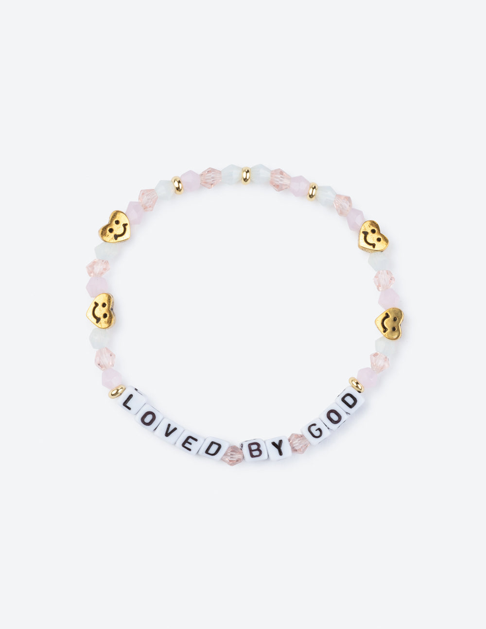 Pulsera con la letra "Amado por Dios" 