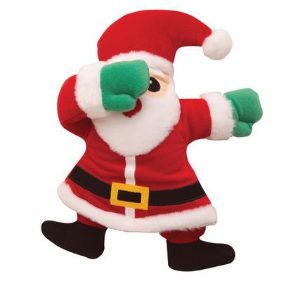 Dabbing Santa – Festive Squeaky & Crinkle Eco-Friendly Toy