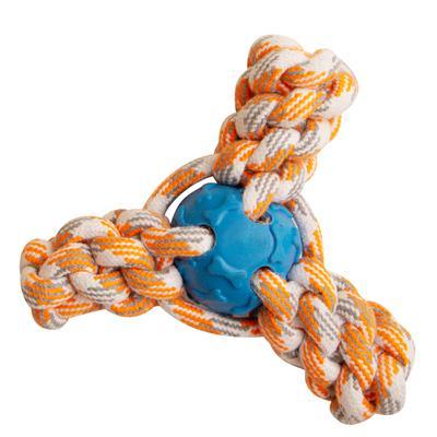 Mini Juguete para Perros Soga y Pelota Fling ‘N Fun