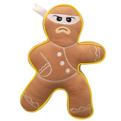 Ninja Bread Man Plush Holiday Dog Toy