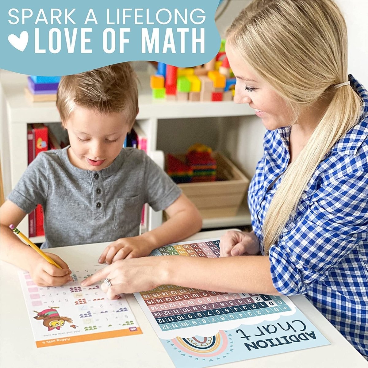 Math Whiz All-In-One Bundle: Boho 12 Poster Pack