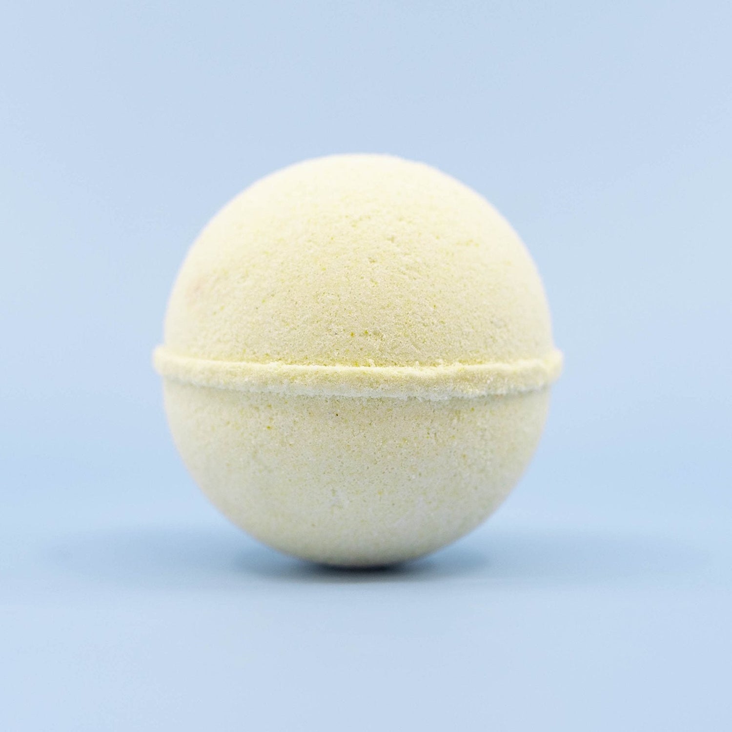 Bomba de baño | Bomba de baño con forma de gota de limón | Hecha con aceites esenciales | Redonda de 6,35 cm
