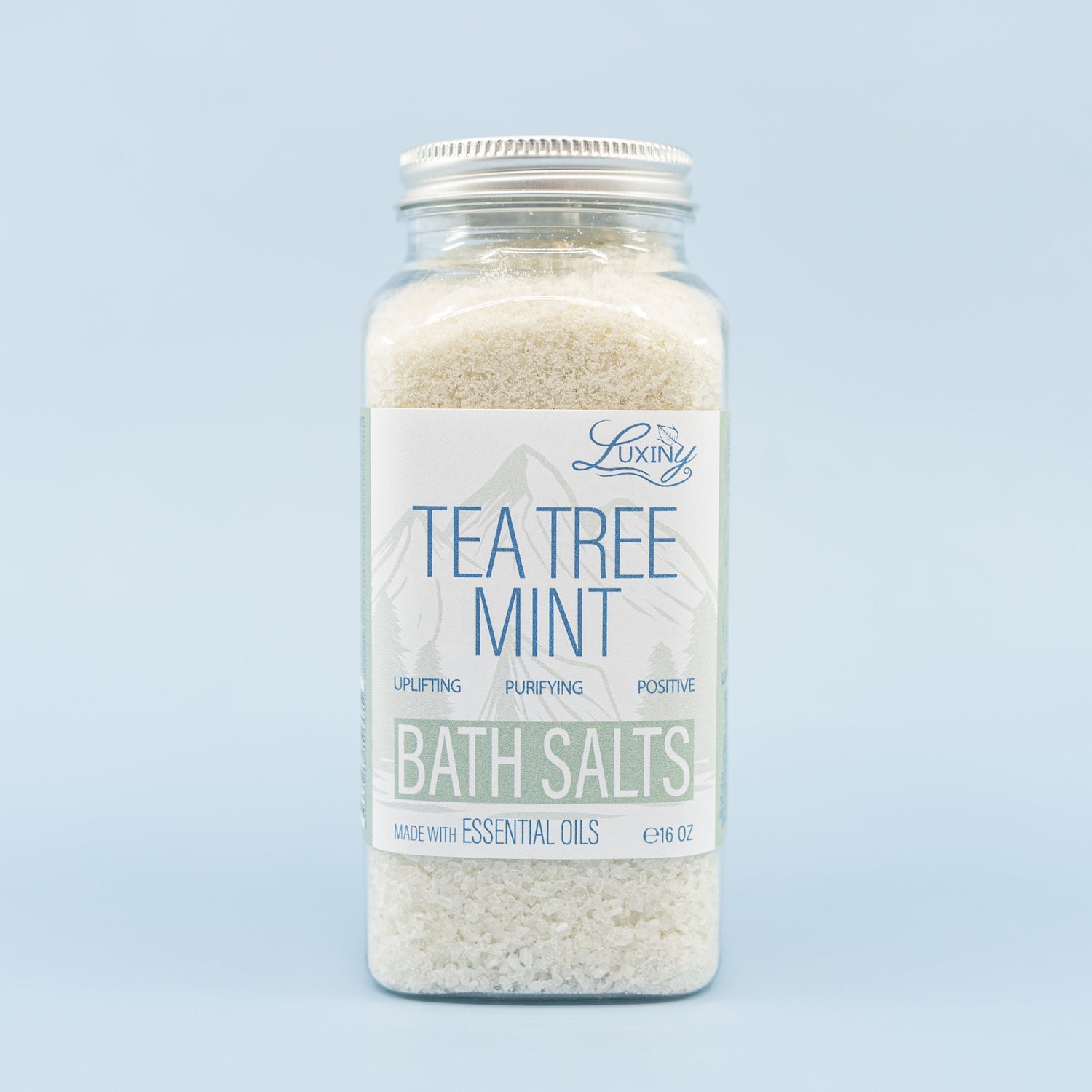 Bath Salts | Tea Tree Mint | Essential Oil | 20 oz