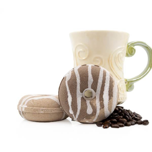 Bomba de baño | Bomba de baño de capuchino y avellana | Bomba de baño de dona
