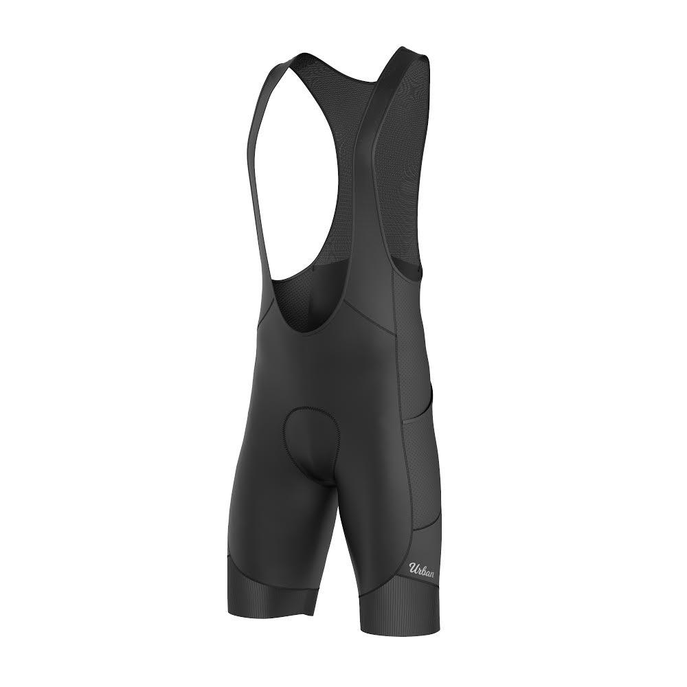 Culotte corto con tirantes de MTB para hombre, con 4 bolsillos 