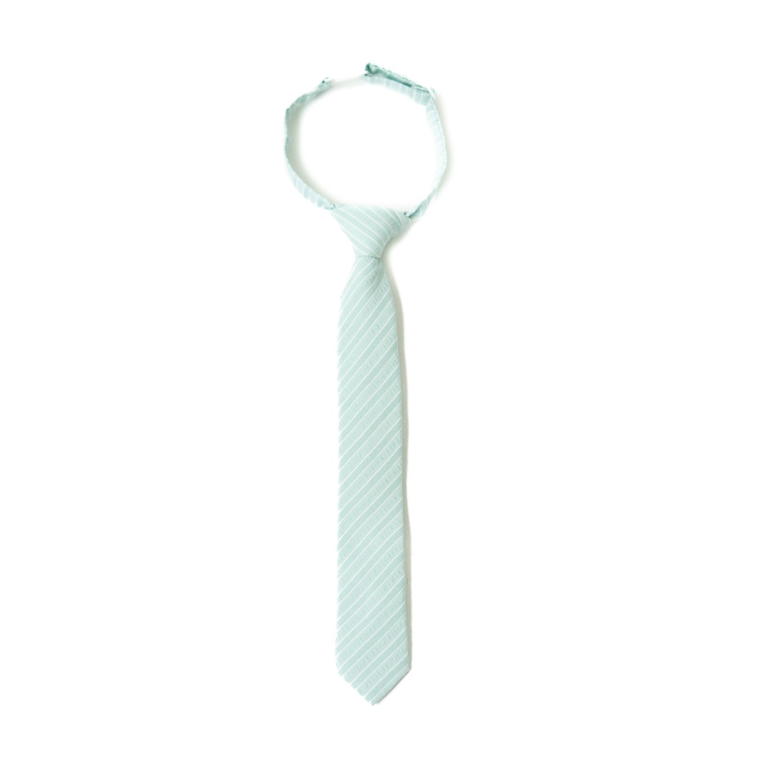 Mint Stripe Boys Tie